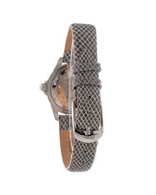 Folli Follie Gray Leather Watch
