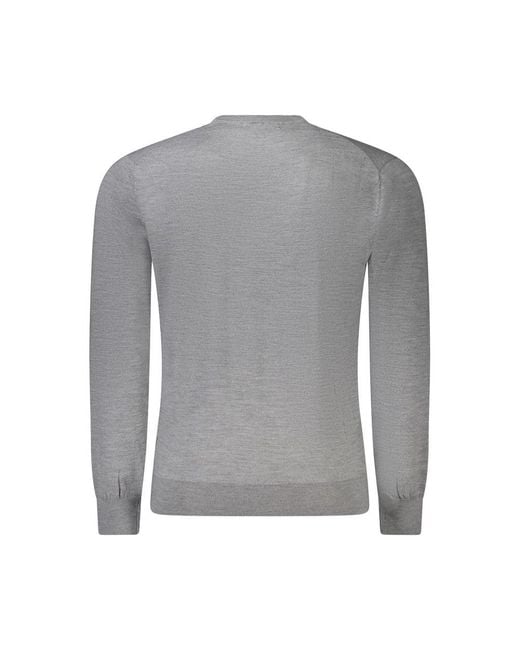 Guess Gray Wool Men Sweater for men