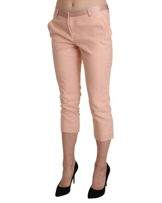 Ermanno Scervino Multicolor Chic Skinny Capri Pants