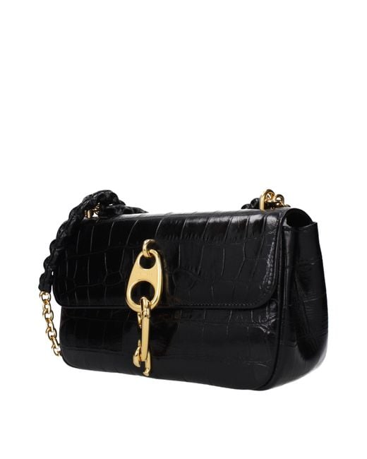 Tom Ford Black Leather Shoulder Bag