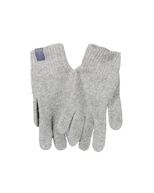 North Sails Gray Grigio Lana Men Glove for men