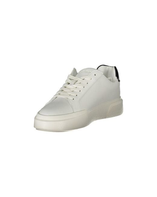 Calvin Klein White Leather Sneakers