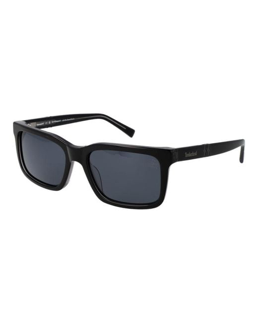 Timberland Black Plastic Sunglasses for men