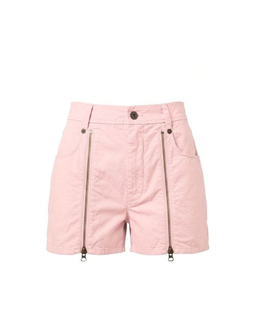 MR & MRS Pink Cotton Shorts