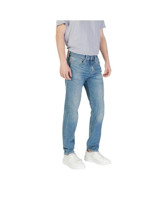 Replay Blue Cotton Skinny Jean for men