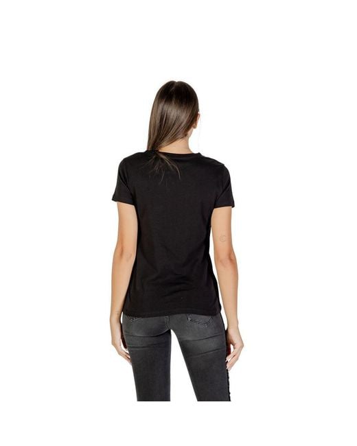 ARMANI EXCHANGE Black Cotton T