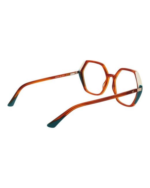 MARCIANO BY GUESS Brown Full-Rim Acetate Optical Frames With Demo Lenses And Spring Hinge for men