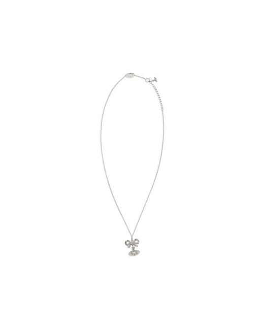 Vivienne Westwood Metallic Silver Silver Necklace