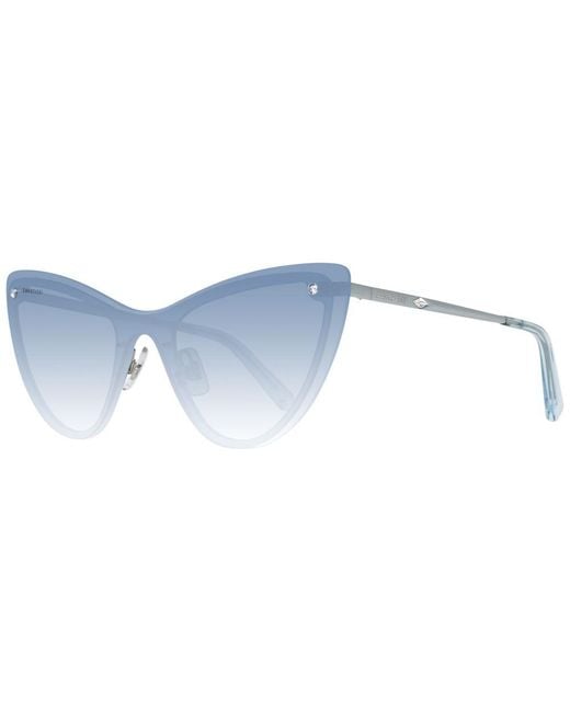 Swarovski Blue Metal Sunglasses