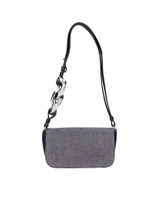 J.W. Anderson Gray Blue Fabric Shoulder Bag for men