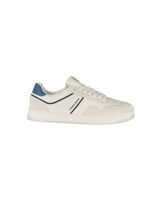 Tommy Hilfiger White Polyester Sneaker for men