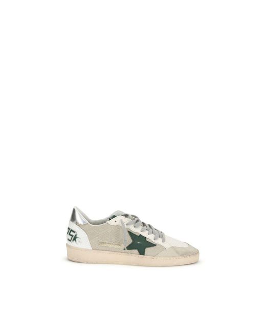 Golden Goose Deluxe Brand Multicolor White Calf Leather Bos Taurus Low Top Sneakers for men