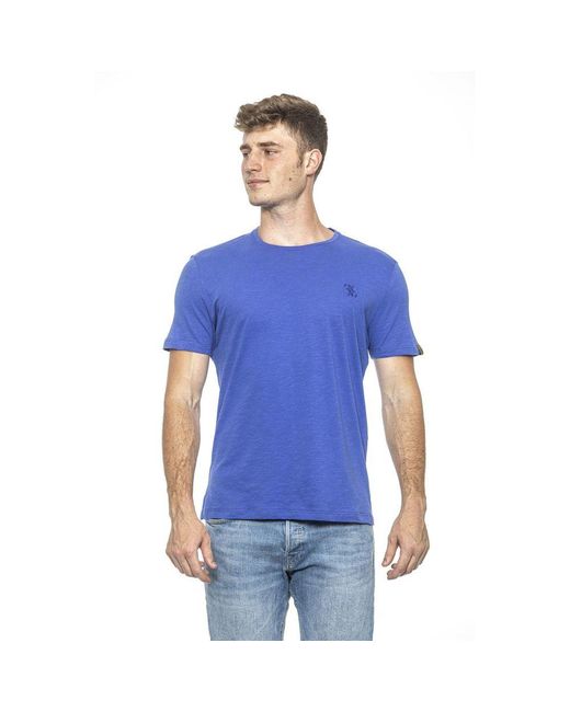 Billionaire Italian Couture Light Blue Cotton T for men