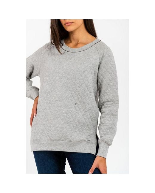Gas Gray Cotton Sweatshirt