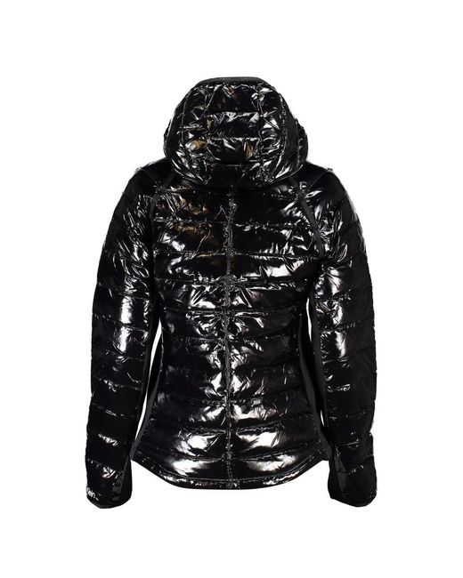 Calvin Klein Black Chic Hooded Nylon Jacket With Contrast Details
