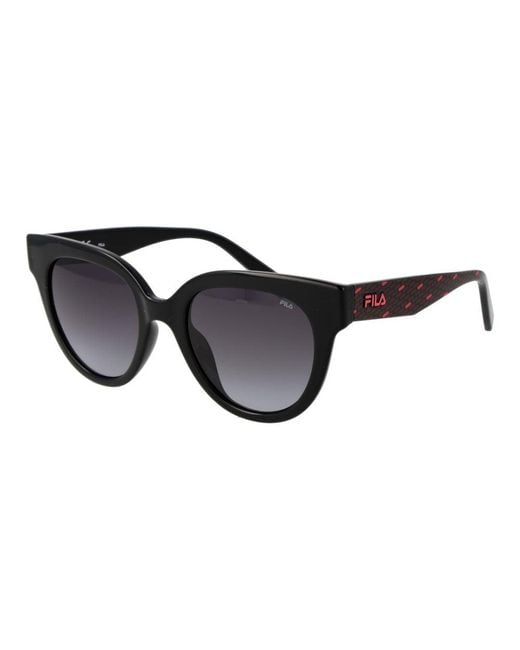 Fila Black Plastic Sunglasses