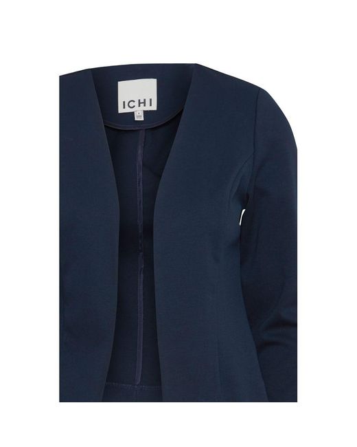 Ichi Blue Polyester Suits & Blazer