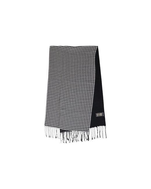 Antony Morato Gray White Marabou Scarf for men