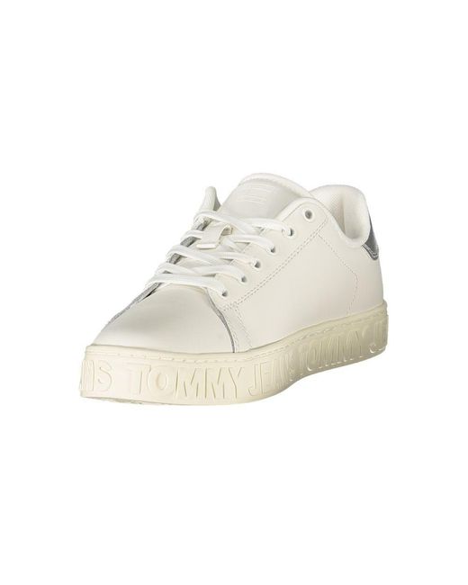 Tommy Hilfiger White Low Top Sneakers