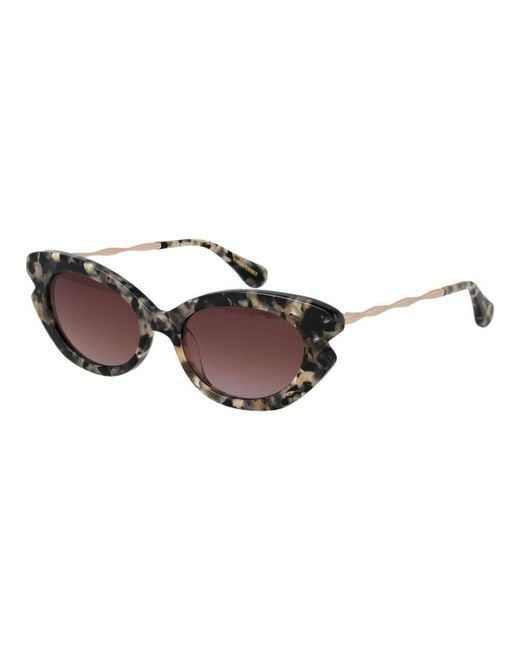 Scotch & Soda Brown Acetate Sunglasses