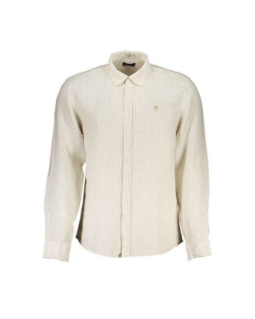 North Sails Natural Linen Shirt for men