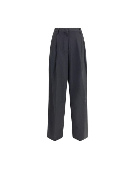 THE LATEST Blue Pleated Pants