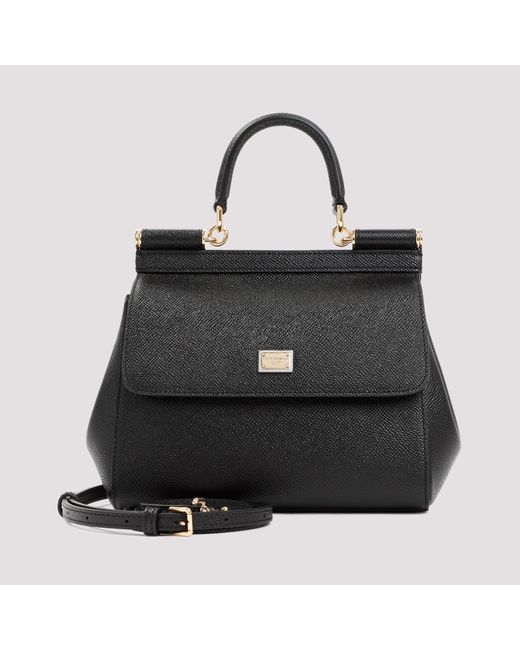 Dolce & Gabbana Black Miss Sicily Bag