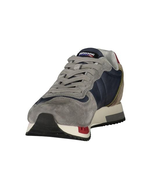 Blauer Gray Blue Polyurethane Men's Sneaker for men