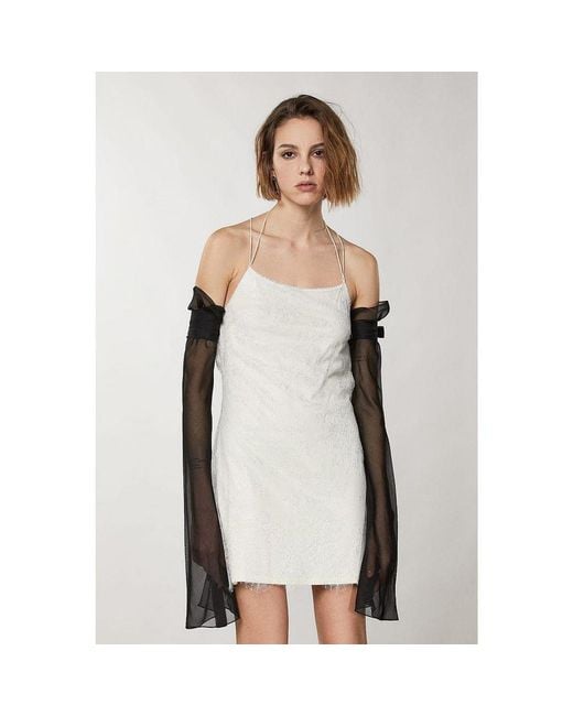 Patrizia Pepe Gray Nylon Cocktail Dress