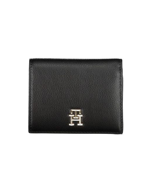 Tommy Hilfiger Black Polyethylene Wallet