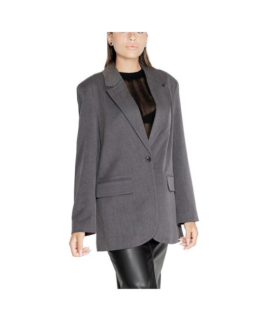 ONLY Gray Recycled Polyester Suits & Blazer