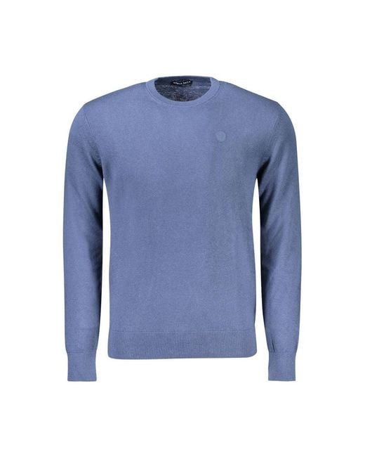 North Sails Blue Cotton Sweater for men