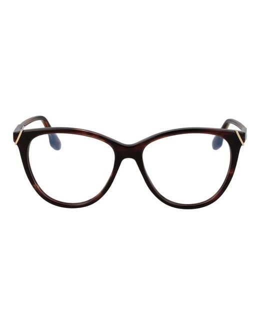 Victoria Beckham Black Brown Acetate Glasses (frames)