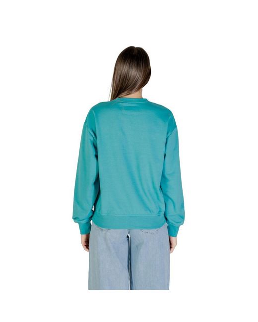 Calvin Klein Blue Cotton Sweatshirt