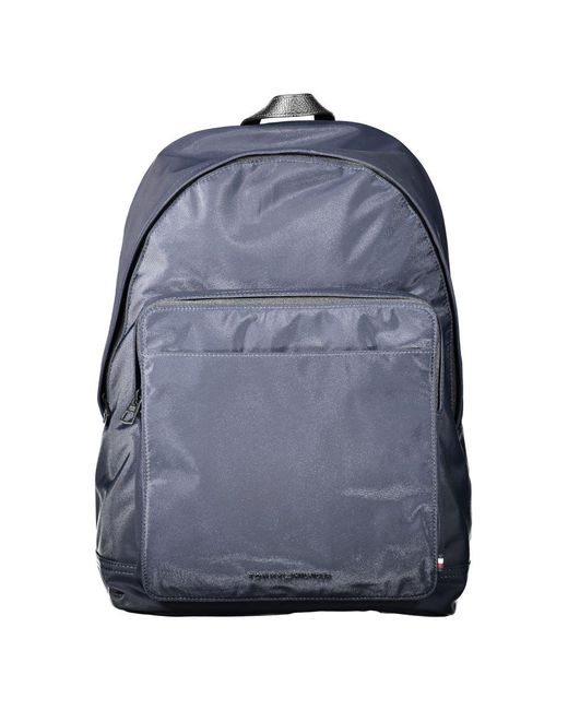 Tommy Hilfiger Blue Polyester Men Backpack for men