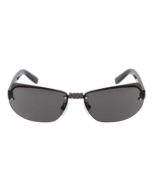 Gcds Black Plastic Sunglasses