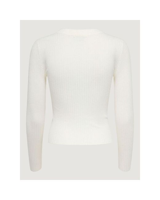 Jacqueline De Yong White Viscose Shirt