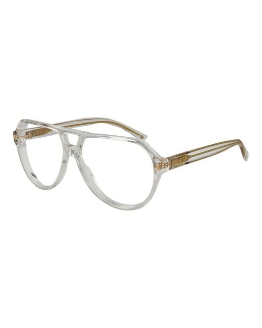 DSquared² Metallic Transparent Acetate Glasses (frames) for men
