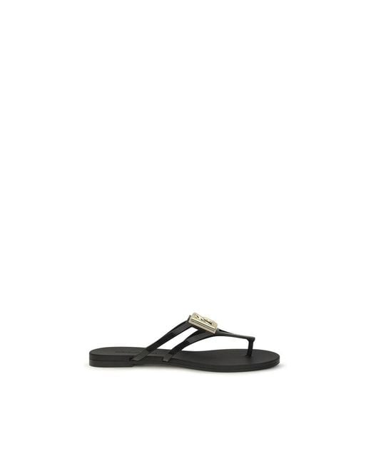 Dolce & Gabbana Black Rubber Strap