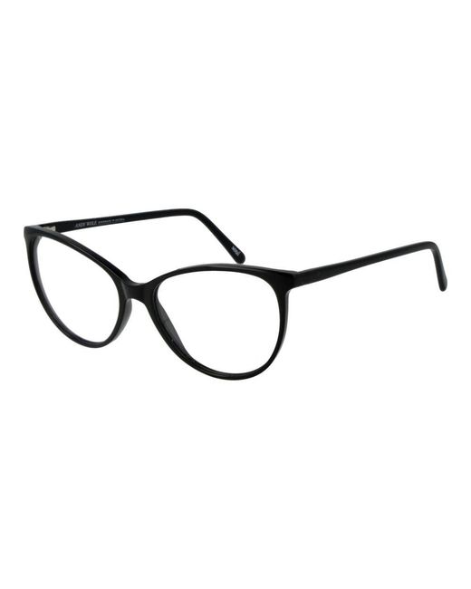 Andy Wolf Black Acetate Glasses (frames)
