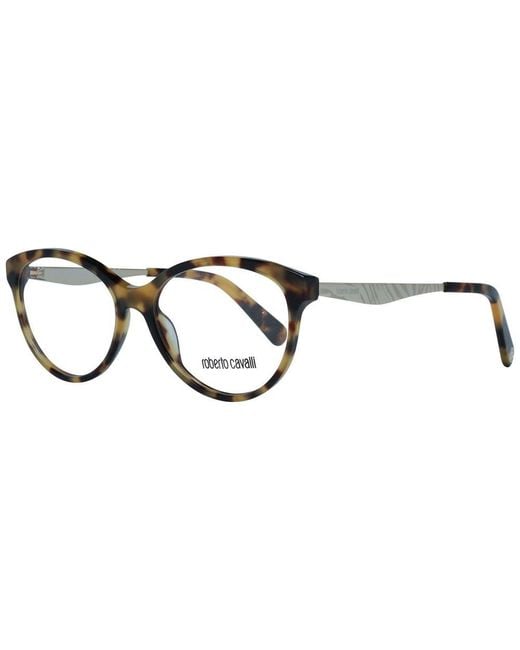 Roberto Cavalli Black Brown Metal Glasses (frames)