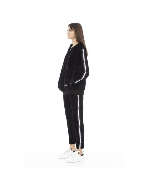 Baldinini Black Cotton Sweater
