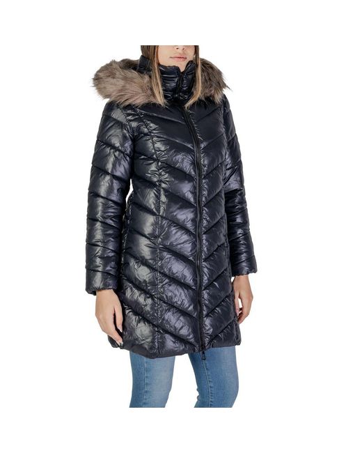 ONLY Blue Polyamide Jackets & Coat