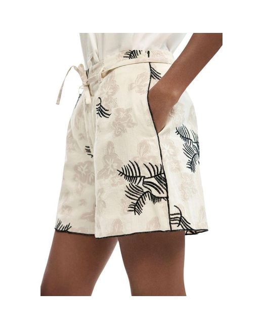 Desigual Natural Cotton Shorts