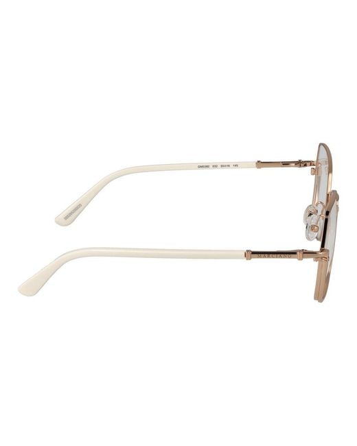 MARCIANO BY GUESS Metallic Rose Gold Metal Glasses (frames)