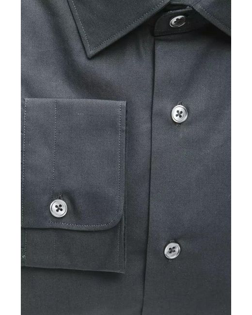Robert Friedman Gray Cotton Shirt for men