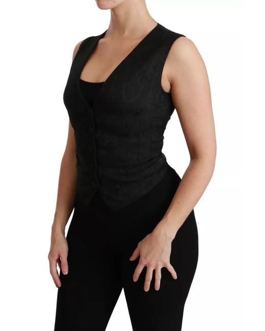 Dolce & Gabbana Black Waistcoats
