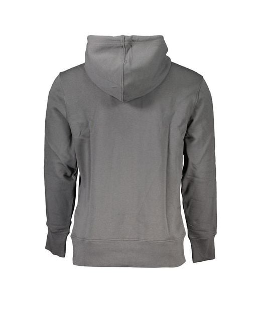 Calvin Klein Gray Elegant Hooded Sweatshirt for men