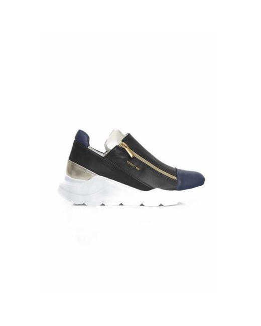Cerruti 1881 White Goat Leather Sneaker