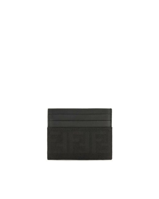 Fendi Black Polyester Wallet for men